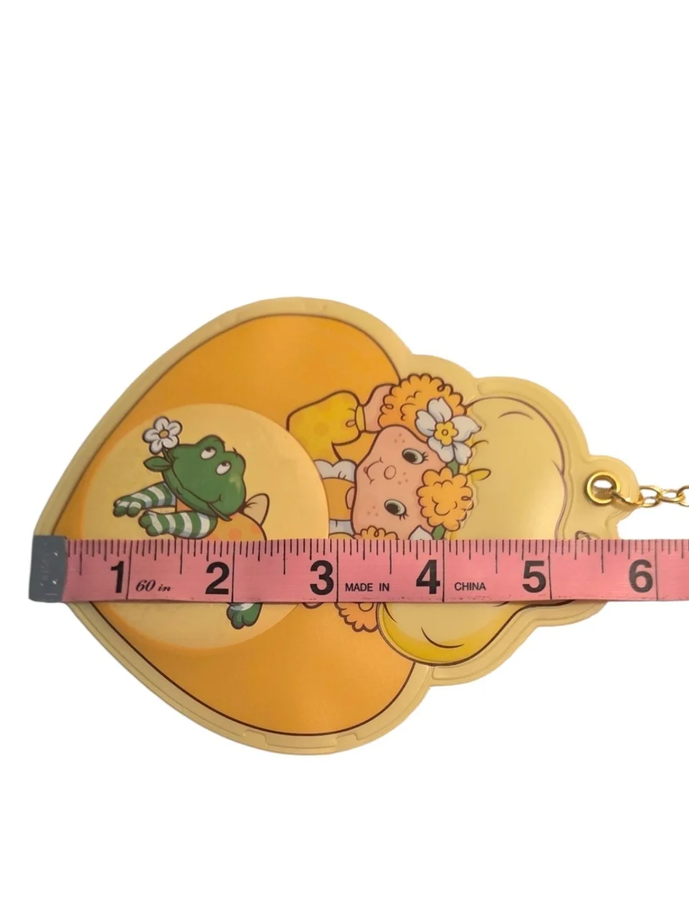 Whatever! Makes You Happy Orange Blossom Scented Bag Charm with Button